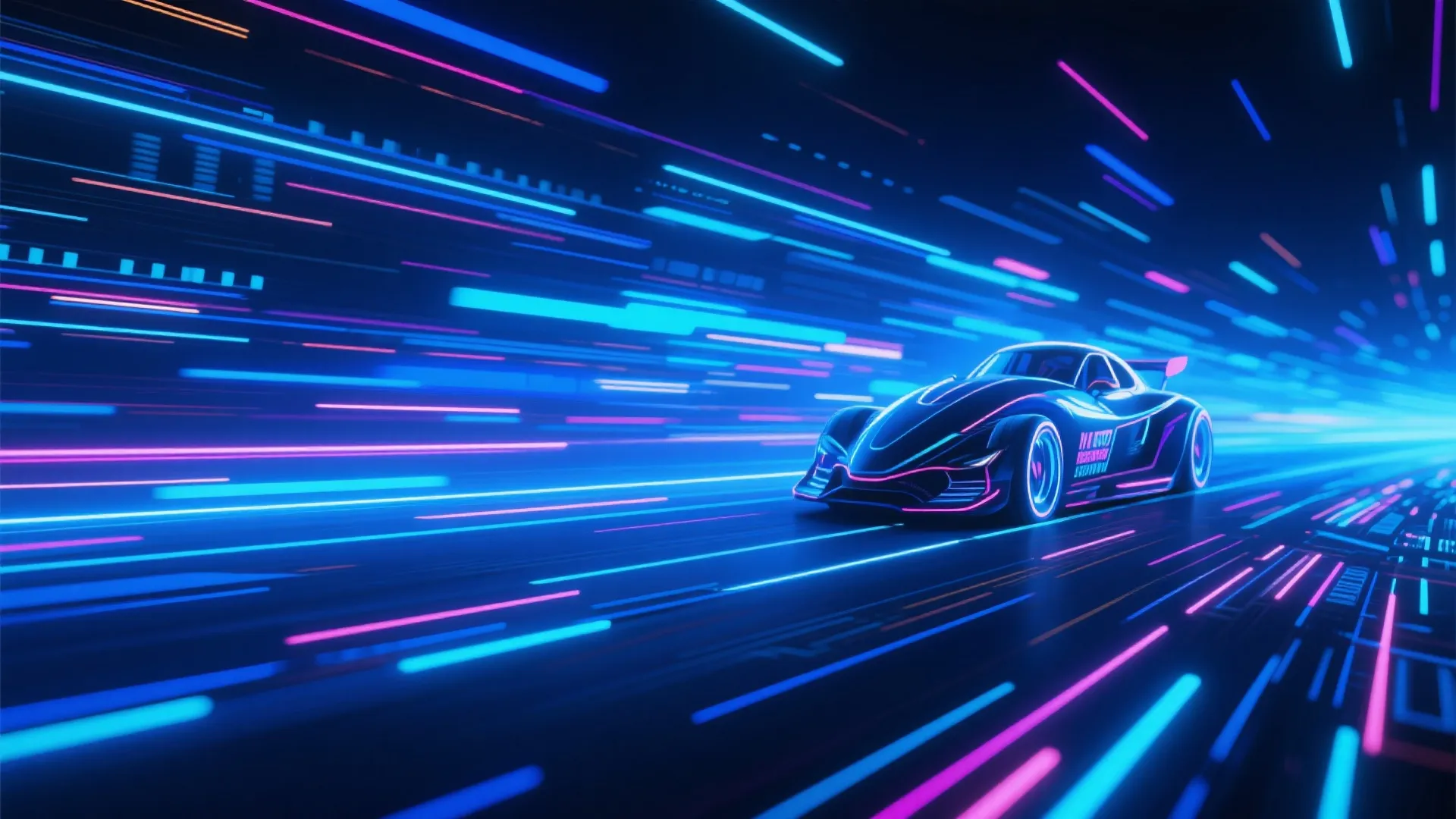 极速赛车数据背景