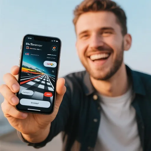 注册用户展示极速赛车APP